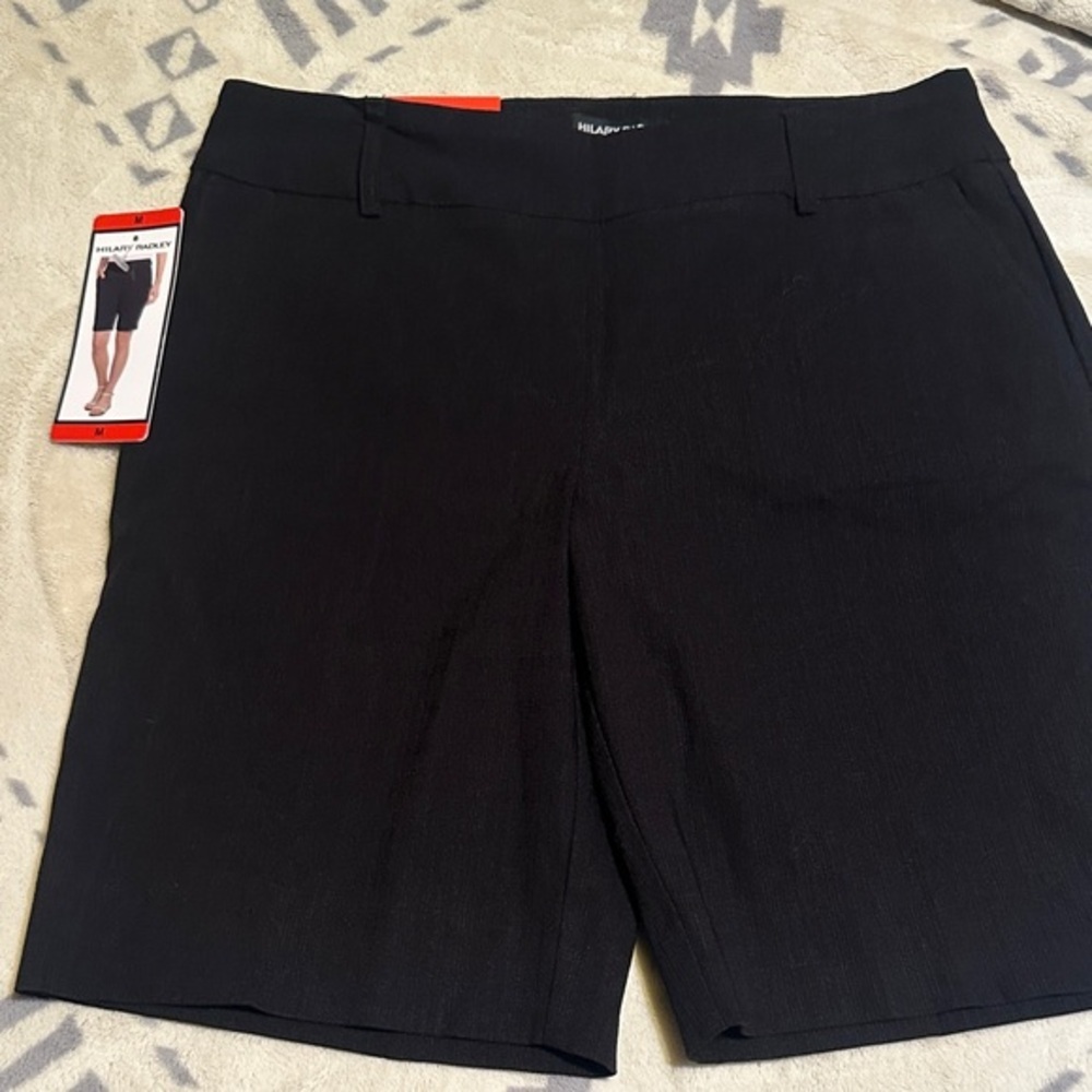 NWT Hilary Radley mid rise Classic Black Women's Bermudas size m